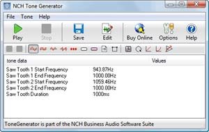 NCH Tone Generator 1.03 Screenshot NCH Tone Generator 1.03