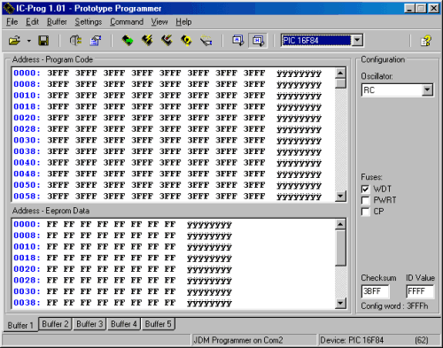 Screenshot IC-Prog