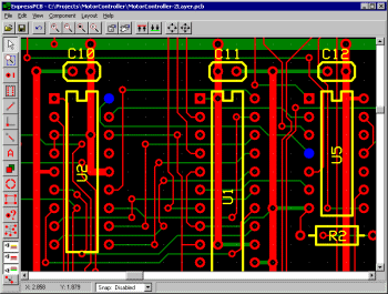 ExpressPCB Screenshot ExpressPCB