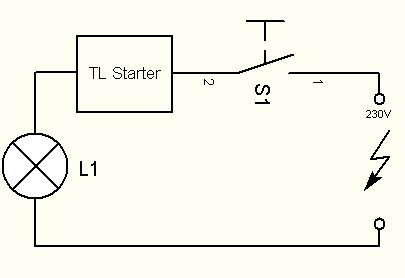 Schema Onregelmatig 230V knipperlicht